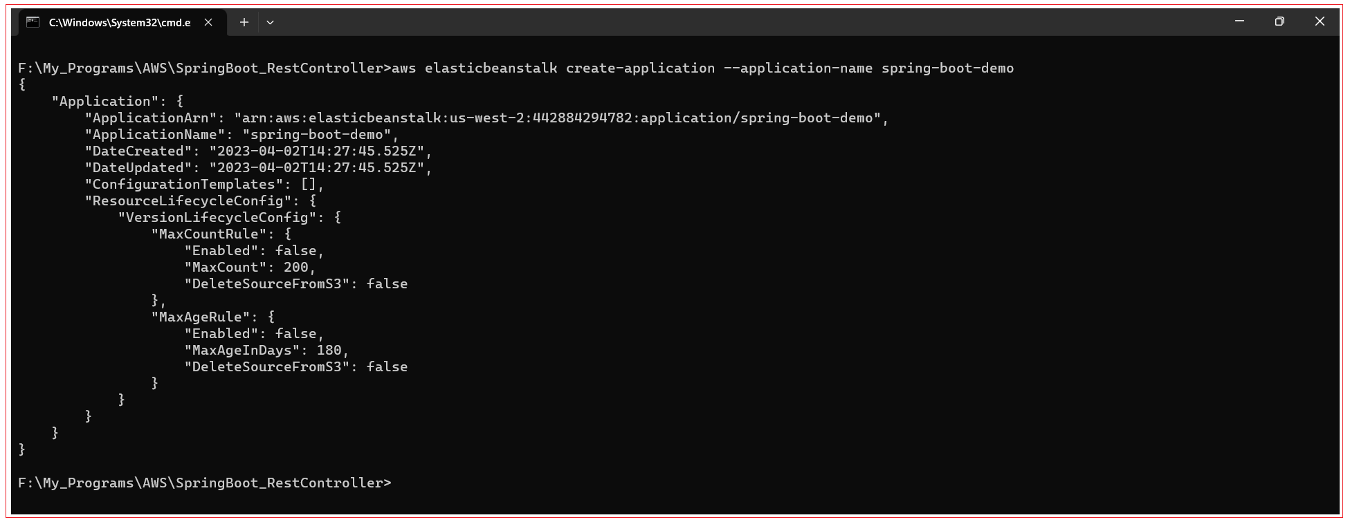 spring-boot-application-ebs-using-aws-cli-2